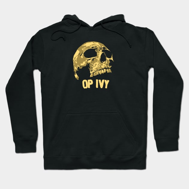 Operation Ivy Skull Fake Logo Hoodie by ilrokery